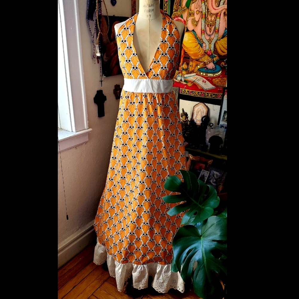 Patrizia Pepe owl maxi dress